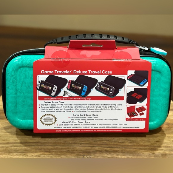 Nintendo Switch Game Traveler Deluxe Travel Case Animal Crossing: New Horizons - Picture 2 of 8